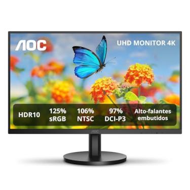 Imagem de Monitor AOC 27" 4K IPS 106% NTSC 97% DCI-P3 Speakers U27B3A