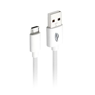 Imagem de C3Tech Cabo USB para Micro USB Branco CB-M11WH 1Metro Compativel com Android Suporte a Carregamento e Transferência de Dados