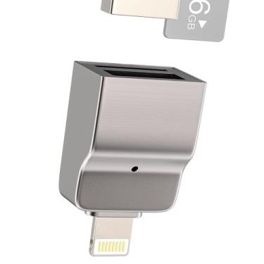 Imagem de Adaptador Lightning para USB para iPhone 14 13 Pro Max (2 em 1) OTG TF fêmea porta digital flash drive leitor de cartão micro SD para Apple Lighting cabo macho para iPad Mfi certificado de