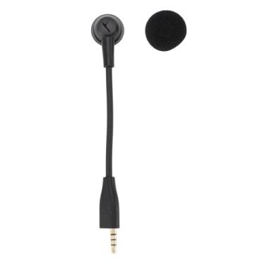 Imagem de Vikye Microfone de substituição para jogos MMX100 MMX150, conector banhado a ouro, plug and play, preto de 3,5 mm