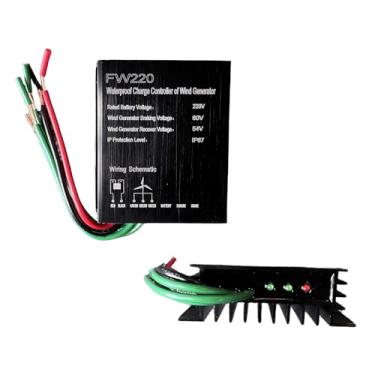 Imagem de 48v,HENGJINGTR Controlador de Carga para Gerador de Turbina Eólica 12000W DC 12V/24V/48V, Carregador de Bateria à Prova de Água IP68 para Gerador de Turbina Eólica