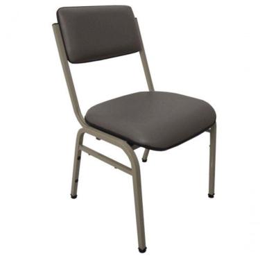 Imagem de Cadeira Empilhável Para Auditórios Linha Hotel Smart Cinza