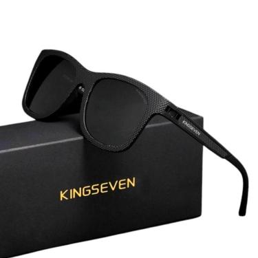 Imagem de Óculos De Sol Casual Polarizado Proteção Uv400 Esportivo Retangular Unissex Grafite Preto