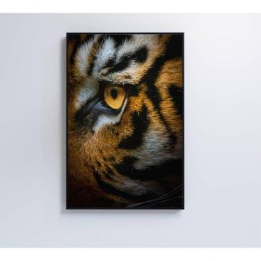 Imagem de Quadro Olho Do Tigre 40x60 Cm Adesivo Fotográfico