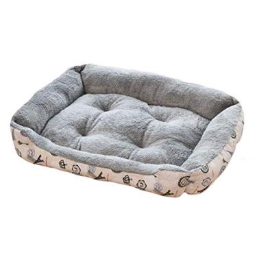 Imagem de Cama para dormir para cama de cachorro, almofada térmica antiderrapante para sofá enchimento removível almofada para animais de estimação cães e gatos