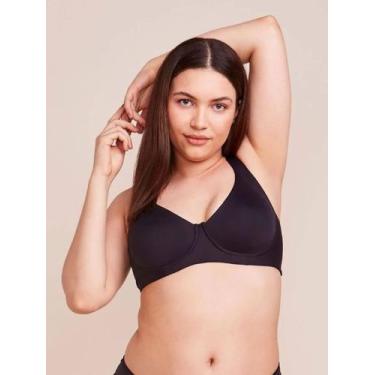 Imagem de Sutiã Meia-Taça Com Aro e Sem Bojo HOPE Lingerie - Ref. 24088, Preto, 