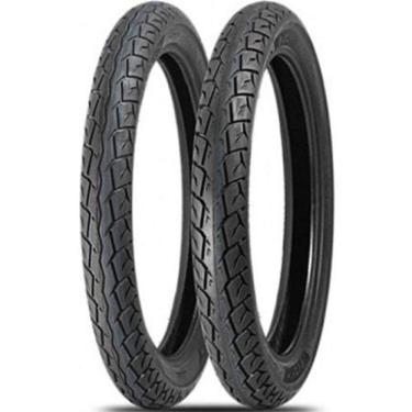 Imagem de Par Pneu Fan Cg Ybr 90/90-18 + 80/100-18 TL Matrix Levorin