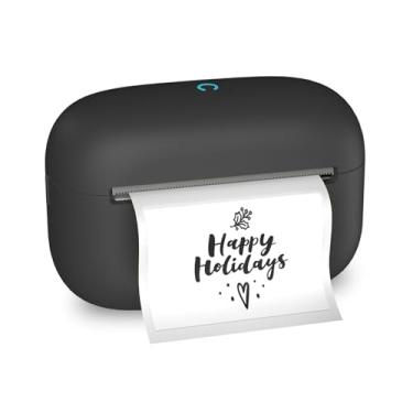 Imagem de NULLTONEX Máquina de fazer etiquetas com fita: impressora de adesivos portátil, suporta etiquetas contínuas, máquina de fazer adesivos com vários modelos para casa, cozinha, escola, organização de