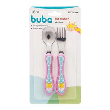 Imagem de BUBA Kit Talher Girafinha, Colorido