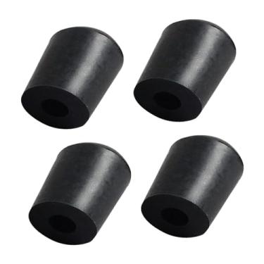 Imagem de menolana 4x Ponteiras de Borracha para Espigão de Violoncelo - Fáceis de Transportar e Instalar - Silenciosas - Acessórios para Instrumentos - Protetoras de