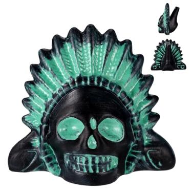 Imagem de Apito da Morte Asteca, Apito Guerra com Bolsa Cordão Som Autêntico Grito Humano Acima 125 Decibéis para Colecionadores Partidas Halloween e Artefactos Culturais Antigos