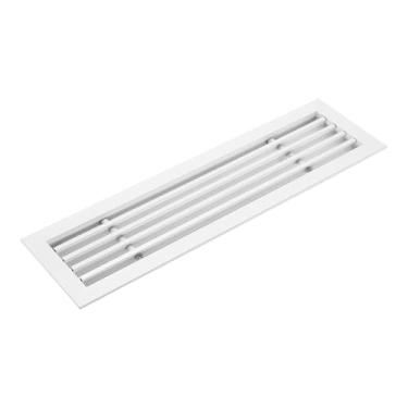 Imagem de PATIKIL Grade de ventilação de ar de barra linear de 40,6 x 10 cm, 1 peça de alumínio removível para cobertura de ventilação, difusor de ar para teto, fornecimento e retorno de ar HVAC de parede