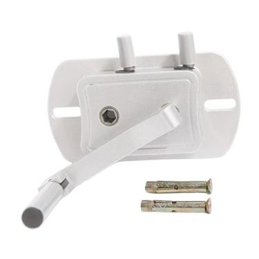 Imagem de KiBcsLic Cabideiro manual com manivela, acessório multifuncional em liga de alumínio, peça de reposição para varal de roupas, uso doméstico, interno e externo.