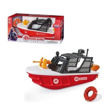 Imagem de Brinquedo Infantil Barco de Resgate Rescue Sortido e Unitário Team Usu