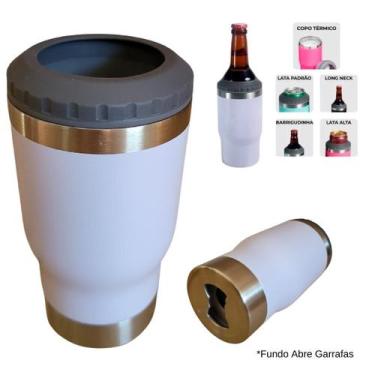Imagem de Copo Térmico 5 em 1 Long Neck Bebidas Sempre Gelada ou Quente - DBrito