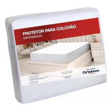 Imagem de Protetor de Colchão Casal Impermeável com Elástico Ajustável - Ortobom