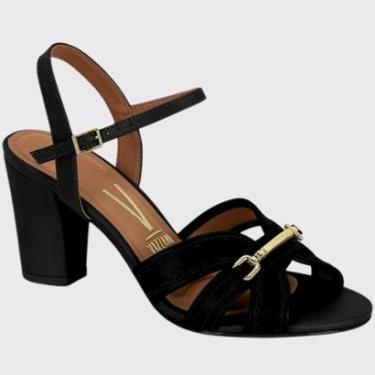 Imagem de Sandália Feminina Slide Salto Alto Grosso Vizzano 6262.1023.7286-Feminino