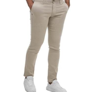 Imagem de Calça Masculina Sarja Ogochi Slim Essencial 0019-Masculino