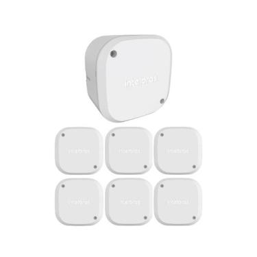 Imagem de Kit 7 Caixas de Passagem Plástica Câmeras Bullet/Dome Interno VBOX 110