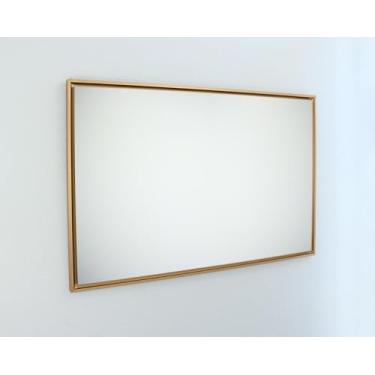 Imagem de Espelho de parede Parker Metro 61 cm x 91 cm sobre a pia espelho de banheiro, espelho retangular de vidro temperado "latão", ótimo para corredor/entrada/quarto, pendurado horizontal/retrato/vertical