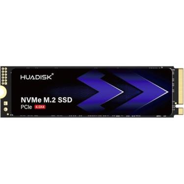 Imagem de HUADISK SSD M.2 NVMe de 256 GB PCIe de 4ª geração, até 3600 MB/s, SSD M.2 2280 NVMe PCIe 4.0X4 com dissipador de calor, unidade de estado sólido interna para jogos, flash 3D NAND para PS5, PC e