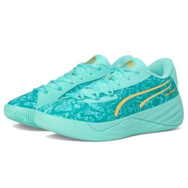 Imagem de PUMA Tênis masculino All-Pro Nitro, Aquático/Verde cintilante, 44