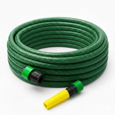 Imagem de Mangueira de Jardim Esguicho Verde Trançada Reforçada 10, 15, 20, 30 e 50 metros (30) (5)