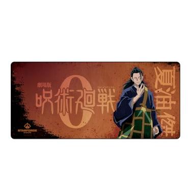 Imagem de Starforge Seguru Geto – Tapete de mesa para jogos Jujutsu Kaisen 0 – Mouse e teclado grande estendido
