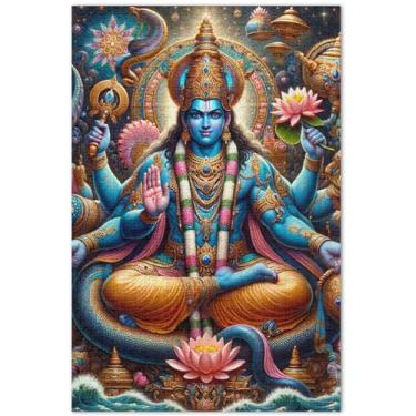 Imagem de Unicórnios roxos, cenário fantástico, quebra-cabeças para adultos, 1000 peças, decoração de pintura animal, presente personalizado, quebra-cabeça, jogos, presentes técnicos, 75 x 40 cm