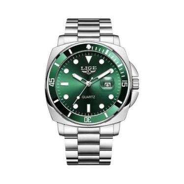 Imagem de Relógio De Pulso Masculino De Moda Militar Esportivo Quartz LIGE Relóg