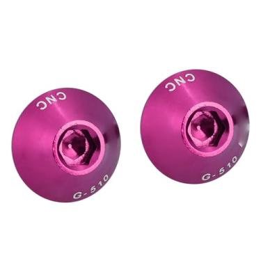 Imagem de Cryfokt Suporte de Gaiola para Garrafa de Bicicleta Parafusos de Parafuso Duráveis ​​para Garrafas de água Acessórios Decorativos para Bicicletas de Liga de Alumínio G-510 2 Unidades M5 * 12 Mm (#2)