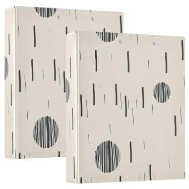 Imagem de Pastas de receitas bege de bolinhas modernas, 1 pacote com organizador de pasta de receitas, fichários de plástico