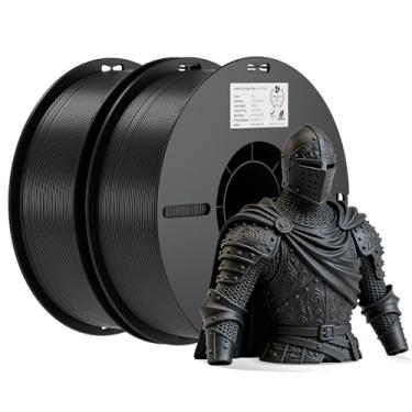 Imagem de Creality Secador de filamento de impressora 3D, pacote de filamento PLA de 1,75 mm, caixa de armazenamento sem emaranhamento de filamento PLA para ABS PLA PETG de 1,75/2,85 mm (preto e preto)
