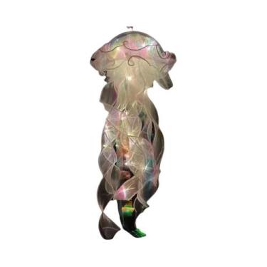 Imagem de Luminária De Água-Viva Colorida Para Quarto Infantil, Lanterna De Teto