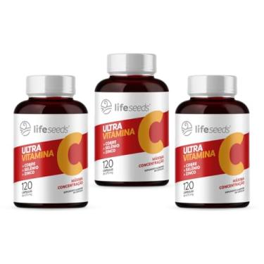 Imagem de Ultra Vitamina C 1.900mg + Cobre + Selênio + Zinco - 3 Potes - 360 Cápsulas