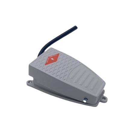 Imagem de Interruptor de pedal EKW-5A-B com fio de 10 cm, controle de mola de redefinição momentânea, liga liga/desliga, contato de latão, 1 peça