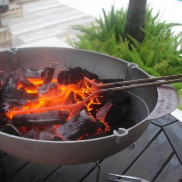 Imagem de Acendedor Elétrico Para Churrasqueiras Lareiras + Espalhador De Carvão