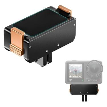 Imagem de DJI Adaptador magnético de liberação rápida para montagem Osmo Action 6/Action 5 Pro/Action 4/Action 3/Osmo 360, adaptador de montagem magnética para tripé anexável de extensão, suporte de base de