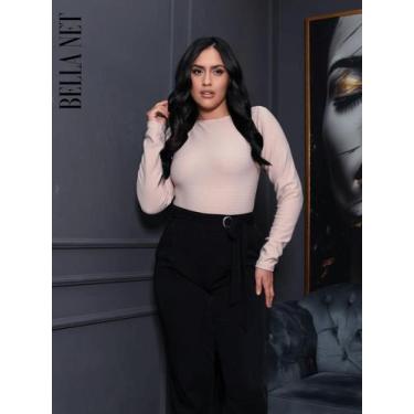 Imagem de Body feminino uv Tecido Anarruga Large Riviera UV 50+ Segunda pele - N