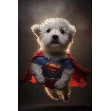 Imagem de Quebra-Cabeça Cogntivo Super Dog 300 peças - Coleção TEA, Colorido, un