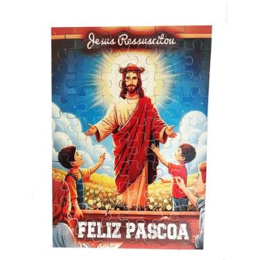 Imagem de Revenda Páscoa Quebra-cabeças Jesus Ressuscitado de 60 peças - Coleção