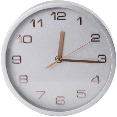 Imagem de Relógio de Parede Redondo 20,2CM 4 Cores Sortida - TT Brasil