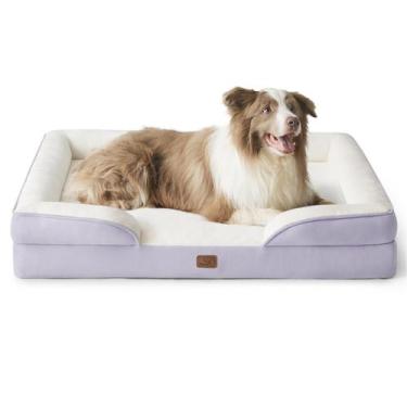 Imagem de Cama para Perros Bedsure L Plus Ortopédica Impermeable para Perros Gra