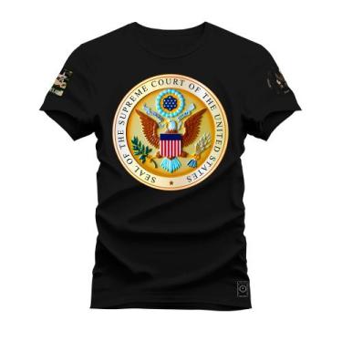 Imagem de Camiseta Algodão Premium T-Shirt The Supreme - Nexstar, GG, Preto