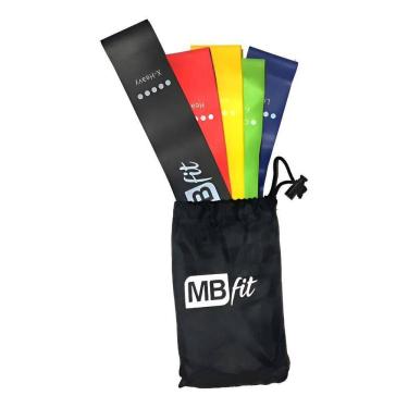 Imagem de Kit 5 Faixa De Resistência Elástica Mini Bands- 5 Intensidad
