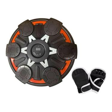 Imagem de oshhni Máquina de boxe com alvo de parede com musical, equipamento de treino para interiores, alvo de boxe para adolescentes em ginásios e em casa.