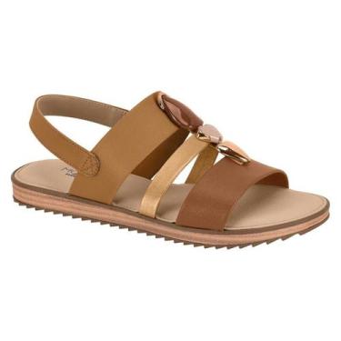 Imagem de Sandalia Rasteira Ortopedica Modare Ultra Conforto 7141144, Camel avel