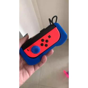 Imagem de Suporte Controle Nintendo Switch Joy-Con De encaixe - 3DMIX, AZUL