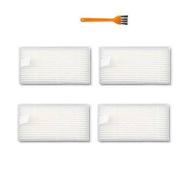 Imagem de Filtro Hepa de substituição, compatível com ILife V3 V3S V3S Pro V5 V5S V5S Pro, acessório de aspirador de pó robô (4 peças)