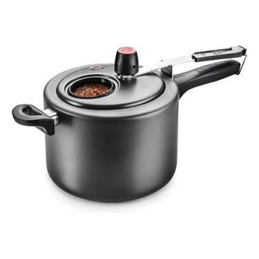 Imagem de Panela de Pressão Antiaderente 4,5 Litros MTA Grafite, Grafite